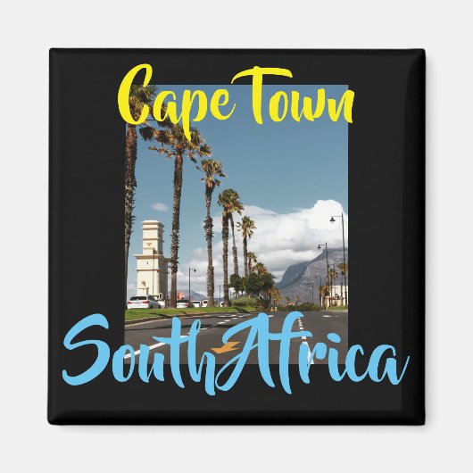Cape Town Table Mountain City View Magnet (Devant)