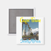Cape Town Table Mountain City View Magnet (Recto/Verso)