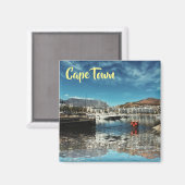 Cape Town Table Mountain Harbour View Magnet (Recto/Verso)