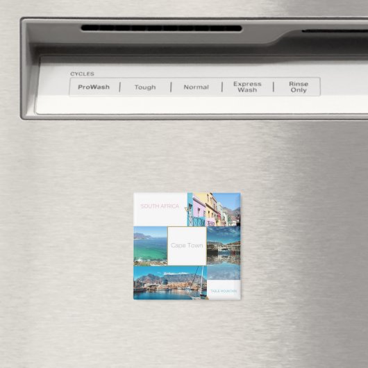 Cape Town Table Mountain Magnet (In Situ (Lave-vaisselle))