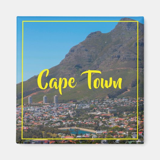 Cape Town Table Mountain Magnet (Devant)