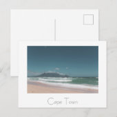 Cape Town Table Mountain Ocean Beach Carte postale (Devant / Derrière)