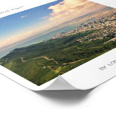 Cape Town Table Mountain Ocean Harbour View Poster (Coin)