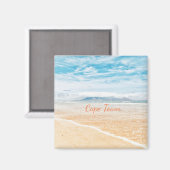 Cape Town Table Mountain Ocean Sky Magnet (Recto/Verso)