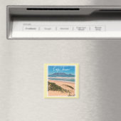 Cape Town Table Mountain Ocean Waves Beach Magnet (In Situ (Lave-vaisselle))