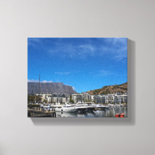 Cape Town Waterfront South Africa SA Architecture Canvas Afdruk