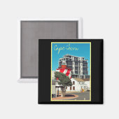 Cape Town ZA Afrique du Sud Lighthouse Magnet (Recto/Verso)