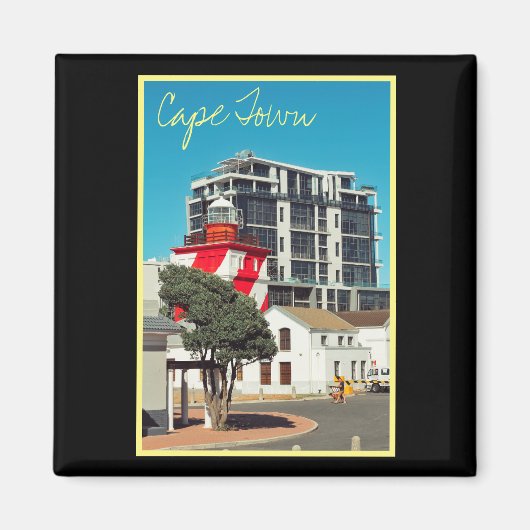 Cape Town ZA Afrique du Sud Lighthouse Magnet (Devant)