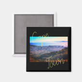 Cape Town ZA Afrique du Sud Océan Panorama Magnet (Recto/Verso)