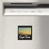 Cape Town ZA Afrique du Sud Table Mountain Magnet (In Situ (Lave-vaisselle))