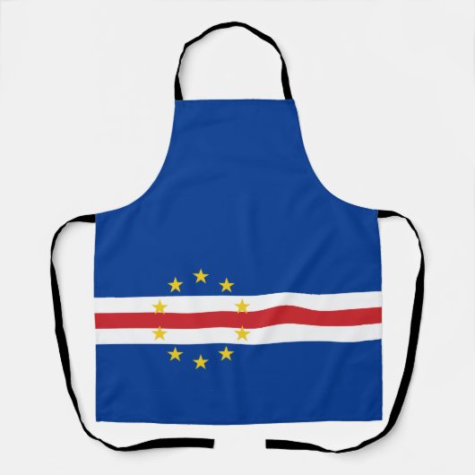 Cape Verde vlag All-Over Print Schort (Voorkant)