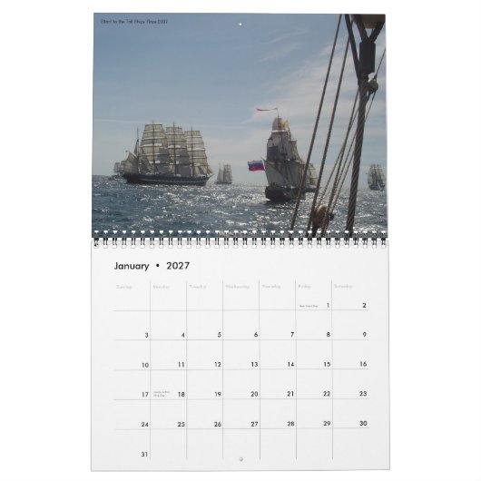 Cape Windjammers Supporter Calendar Kalender (Jan 2027)