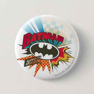 Caped Crusader Ronde Button 5,7 Cm