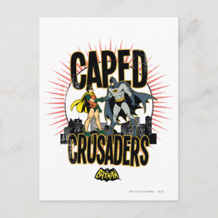 Caped Crusaders Afbeelding Briefkaart