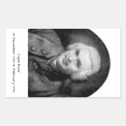 Capel Bond Rechthoekige Sticker (Voorkant)