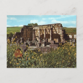 Capernaum, Galilea, Vroege Synagogue Briefkaart