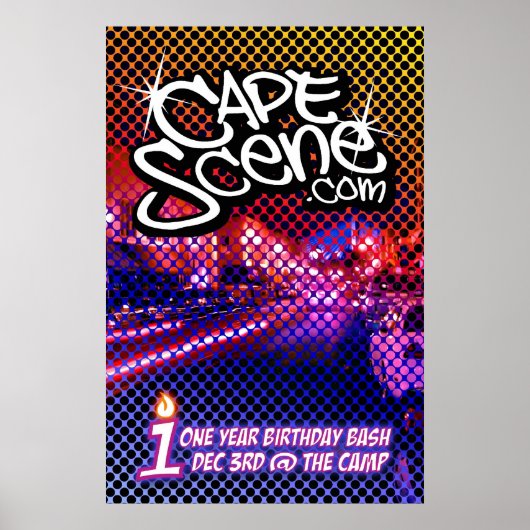 CapeScene.com Poster (Voorkant)