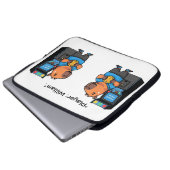 Capibara Arcade Retro Laptop Sleeve (Voorkant onderkant)