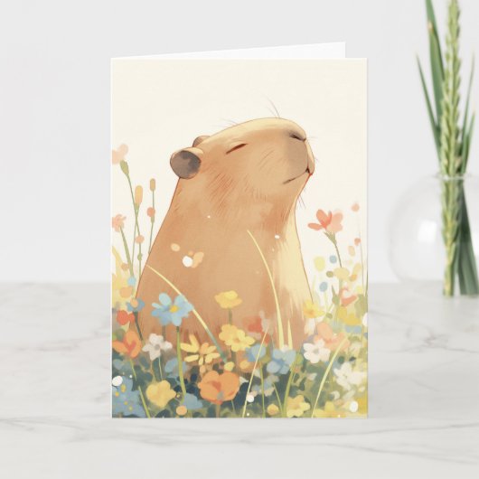 Capibara Dagdromend Kaart (Voorkant)