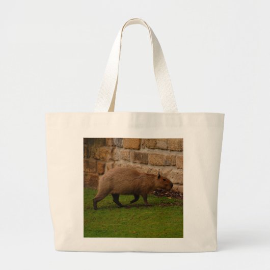 capibara grote tote bag (Voorkant)