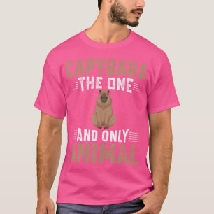 Capibara is het enige dier in de Capibara T-shirt