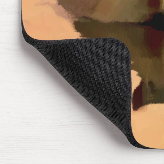 Capibara komt uit een rustig meer muismat (Hoek)