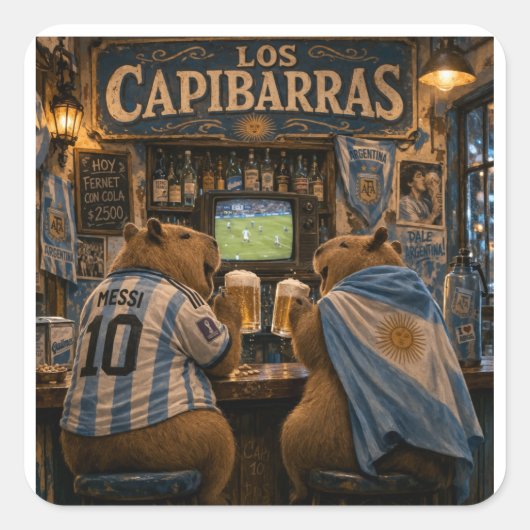 Capibarra Stickers bar brindis ilusión (Devant)