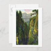 Capilano Canyon Uitzicht van het kroongebergte Briefkaart (Voorkant / Achterkant)