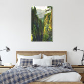 Capilano Canyon Uitzicht van het kroongebergte Canvas Afdruk (Insitu (Slaapkamer))