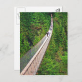 Capilano Suspension Bridge Briefkaart (Voorkant / Achterkant)