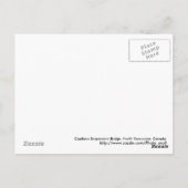 Capilano Suspension Bridge Briefkaart (Achterkant)