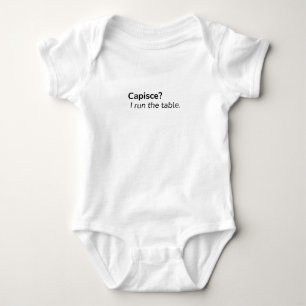 Capisce Baby Bodysuit Grappige Italiaanse Attitu