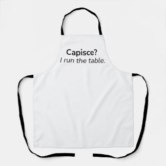 Capisce? Ik Regel de Boel. – Keuken Schort