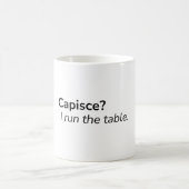Capisce? Je dirige la table. – Tasse à café (Centre)