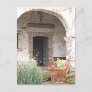 Capistrano Mission Doorway briefkaart
