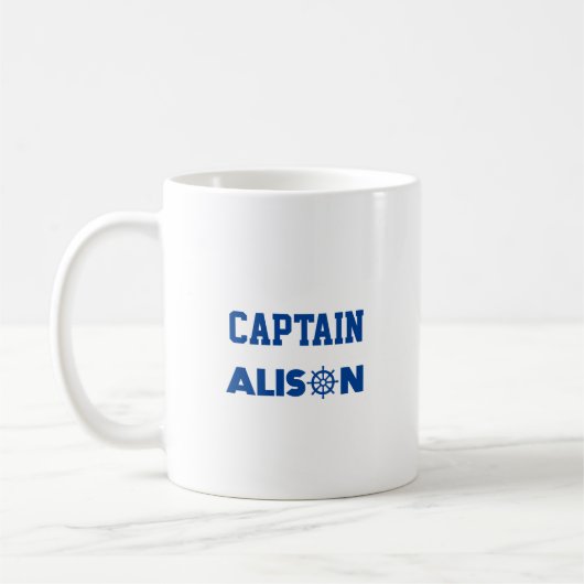 Capitaine Alison Coffee Mug (Gauche)