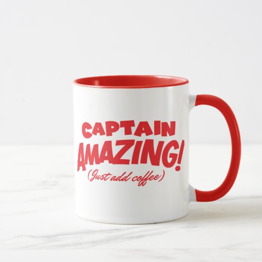Capitaine Amazing Mug (Droite)