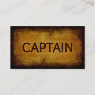 Capitaine Carte de visite