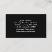 Capitaine carte de visite (Dos)