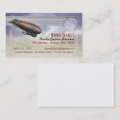 Capitaine cartes de visite de dirigeable (Devant / Derrière)