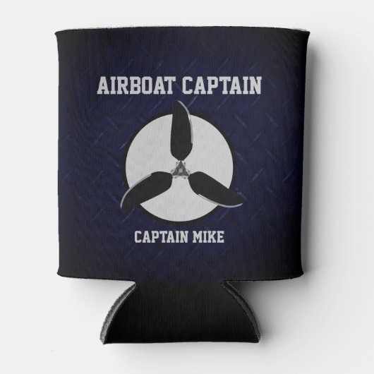 Capitaine d'avion Ajouter le nom Glacière de bière (Devant)