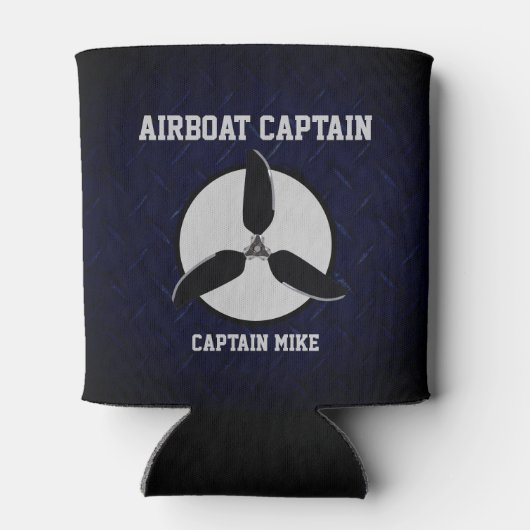 Capitaine d'avion Ajouter le nom Glacière de bière (Dos)