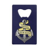 Capitaine de bateau personnalisable votre Ancre (Dos)