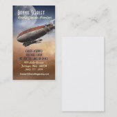 Capitaine de dirigeable cartes de visite (Devant / Derrière)