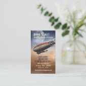 Capitaine de dirigeable cartes de visite (Debout devant)