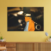 CAPITAINE DE LA MER 60 X 40 IMPRESSION ENROBÉE DE (Insitu(Salon))