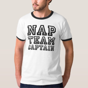 Capitaine d'équipe de nap T-shirt drôle citations