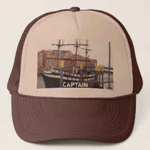 Capitaine du casquette de bateau