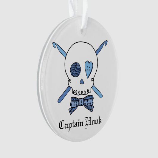 Capitaine Hook - crâne de crochet (bleu) (devant)