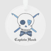 Capitaine Hook - crâne de crochet (bleu) (dos)
